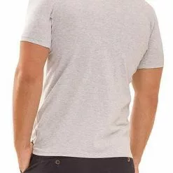 Mey Hybrid-T-Shirt 30038/620 Hybrid T-Shirt iQ-T, COOLMAX® geruchshemmend, Grau meliert, Hellgrau -Wäsche Verkaufsshop 382461 norm2