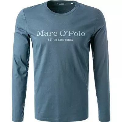 Marc O'Polo Longsleeve 220 2220 52152/856 Baumwolle, Petrol 2 Marc O'Polo Longsleeve 220 2220 52152/856 Baumwolle, Petrol – Bild 2