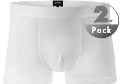 JOOP! Boxer 2er Pack 30030789/100 Trunks, Baumwoll-Stretch, Weiß 2 JOOP! Boxer 2er Pack 30030789/100 Trunks, Baumwoll-Stretch, Weiß – Bild 2