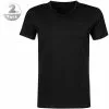 JOOP! T-Shirt 2erPack-V 30030786/001 T-Shirts, Baumwoll-Stretch, Schwarz