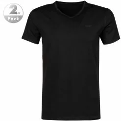 JOOP! T-Shirt 2erPack-V 30030786/001 T-Shirts, Baumwoll-Stretch, Schwarz