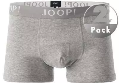 JOOP! Boxer 3er Pack 30030784/041 Trunks, Baumwoll-Stretch, Hellgrau meliert , Hellgrau 2 JOOP! Boxer 3er Pack 30030784/041 Trunks, Baumwoll-Stretch, Hellgrau meliert , Hellgrau – Bild 2
