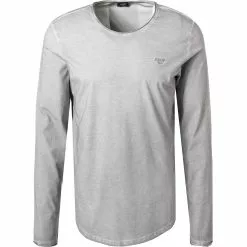 JOOP! Longsleeve Carlos 30021901/044 Modern Fit, Baumwolle, Hellgrau meliert, Hellgrau