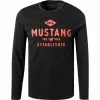 MUSTANG T-Shirt 1011954/4132 Longsleeve, Baumwolle, Schwarz
