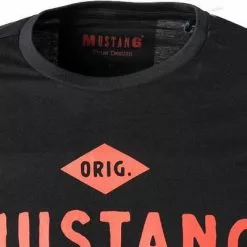 MUSTANG T-Shirt 1011954/4132 Longsleeve, Baumwolle, Schwarz 6 MUSTANG T-Shirt 1011954/4132 Longsleeve, Baumwolle, Schwarz -Wäsche Verkaufsshop 382682 norm2