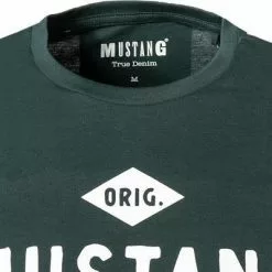 MUSTANG T-Shirt 1011954/6432 Longsleeve, Baumwolle, Dunkelgrün 6 MUSTANG T-Shirt 1011954/6432 Longsleeve, Baumwolle, Dunkelgrün -Wäsche Verkaufsshop 382683 norm2