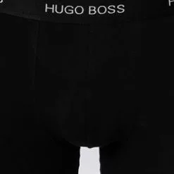 BOSS Trunks 2er Pack 50464433/120 Baumwoll-Stretch, Schwarz-weiß gemustert, Weiß-schwarz -Wäsche Verkaufsshop 382716 norm4
