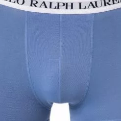 Polo Ralph Lauren Trunks 3er Pack 714830299/025 Baumwoll-Stretch, Grau-blau meliert, Blau-graphit-denim -Wäsche Verkaufsshop 382868 norm4
