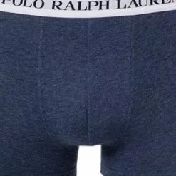 Polo Ralph Lauren Trunks 3er Pack 714830299/025 Baumwoll-Stretch, Grau-blau meliert, Blau-graphit-denim -Wäsche Verkaufsshop 382868 norm5