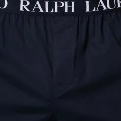 Polo Ralph Lauren Boxer 3er Pack 714866472/002 Boxershorts, Baumwoll-Stretch, Navy-hellblau gemustert, Blau -Wäsche Verkaufsshop 382873 norm4