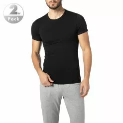 Polo Ralph Lauren T-Shirt 2er Pack 714835960/001 T-Shirts, Baumwoll-Stretch, Schwarz