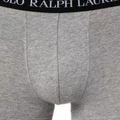 Polo Ralph Lauren Trunks 3er Pack 714835885/003 Baumwoll-Stretch, Schwarz-weiß-grau, Weiß-schwarz-grau -Wäsche Verkaufsshop 382896 norm4