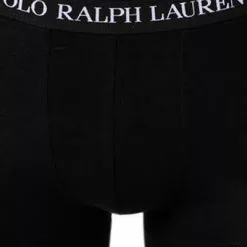Polo Ralph Lauren Trunks 3er Pack 714835885/003 Baumwoll-Stretch, Schwarz-weiß-grau, Weiß-schwarz-grau -Wäsche Verkaufsshop 382896 norm6