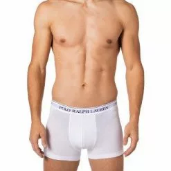 Polo Ralph Lauren Trunks 3er Pack 714835885/008 Baumwoll-Stretch, Navy-rot-weiß, Rot-weiß-navy -Wäsche Verkaufsshop 382899 norm2