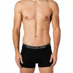 Polo Ralph Lauren Trunks 3er Pack 714835885/008 Baumwoll-Stretch, Navy-rot-weiß, Rot-weiß-navy -Wäsche Verkaufsshop 382899 norm3