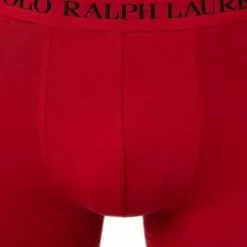 Polo Ralph Lauren Trunks 3er Pack 714835885/008 Baumwoll-Stretch, Navy-rot-weiß, Rot-weiß-navy -Wäsche Verkaufsshop 382899 norm4