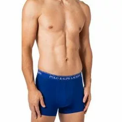 Polo Ralph Lauren Trunks 3er Pack 714835885/009 Baumwoll-Stretch, Blau, Navy-saphir-blau -Wäsche Verkaufsshop 382900 norm2