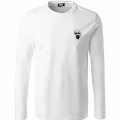 KARL LAGERFELD Longsleeve 755028/0/512221/10 Baumwolle, Weiß