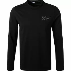 KARL LAGERFELD Longsleeve 755403/0/521224/910 Baumwolle, Schwarz-silber, Silber