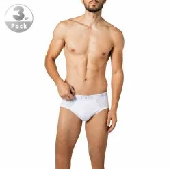 JOOP! Slip 3er Pack 30030785/100 Slips, Baumwoll-Stretch, Weiß