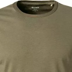 OLYMP Casual Modern Fit T-Shirt 5600/14/47 Longsleeve, Baumwolle, Olivgrün, Oliv 7 OLYMP Casual Modern Fit T-Shirt 5600/14/47 Longsleeve, Baumwolle, Olivgrün, Oliv -Wäsche Verkaufsshop 383138 norm2