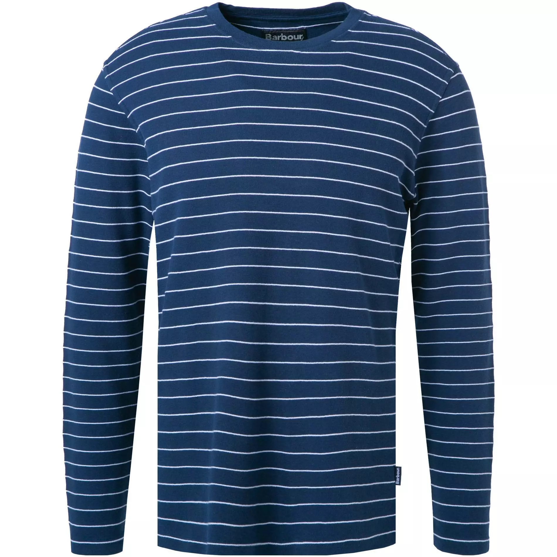 Barbour Longsleeve Abaft navy MTS0908NY91 Baumwolle, Blau-weiß gestreift 1 Barbour Longsleeve Abaft navy MTS0908NY91 Baumwolle, Blau-weiß gestreift