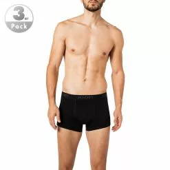 JOOP! Boxer 3er Pack 30030784/001 Trunks, Baumwoll-Stretch, Schwarz