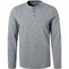 MUSTANG Longsleeve 1011956/4140 Baumwolle, Blaugrau meliert, Blaugrau