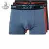 JOOP! Boxer Shorts 3er Pack 30029929/961 Trunks, Baumwoll-Stretch, Rot-blau-navy