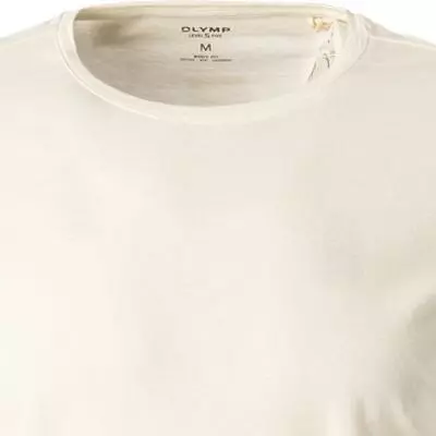 OLYMP Casual Level Five B. Fit T-Shirt 5641/14/01 Longsleeve, Body Fit, Baumwolle-Seide, Offwhite, Off white 3 OLYMP Casual Level Five B. Fit T-Shirt 5641/14/01 Longsleeve, Body Fit, Baumwolle-Seide, Offwhite, Off white – Bild 3