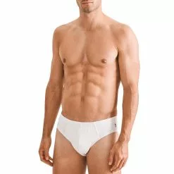 Seidensticker Slip 12.200009/0001 Baumwoll-Stretch, Weiß