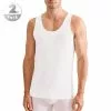 Seidensticker A-Shirt 2er Pack 12.200015/0001 Tanktops, Baumwoll-Bambus-Stretch, Weiß