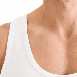 Seidensticker A-Shirt 2er Pack 12.200015/0001 Tanktops, Baumwoll-Bambus-Stretch, Weiß -Wäsche Verkaufsshop 383887 norm3