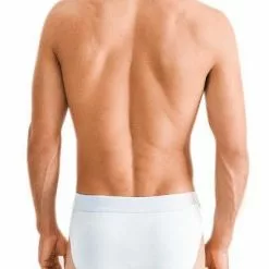 Seidensticker Brief 3er Pack 12.200017/0019 Slips, Baumwoll-Stretch, Navy-hellblau gestreift, Navy -Wäsche Verkaufsshop 383888 norm2