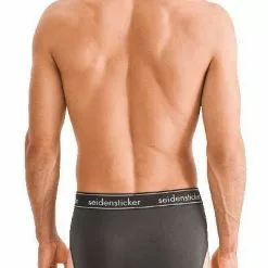 Seidensticker Brief 3er Pack 12.200019/0039 Slips, Baumwoll-Stretch, Schwarz -Wäsche Verkaufsshop 383893 norm2