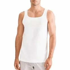 Seidensticker A-Shirt 12.200043/0001 Tanktop, Baumwoll-Stretch , Weiß