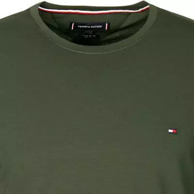 Tommy Hilfiger Longsleeve MW0MW10804/MBO Slim Fit, Bio Baumwolle, Tannengrün 3 Tommy Hilfiger Longsleeve MW0MW10804/MBO Slim Fit, Bio Baumwolle, Tannengrün – Bild 3