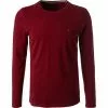 Tommy Hilfiger Longsleeve MW0MW10804/XJS Slim Fit, Bio Baumwolle, Bordeaux