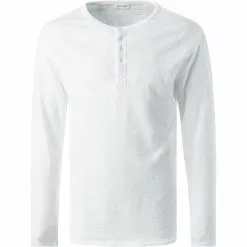 American Vintage Longsleeve MSON02CG/blanc Baumwolle, Weiß meliert