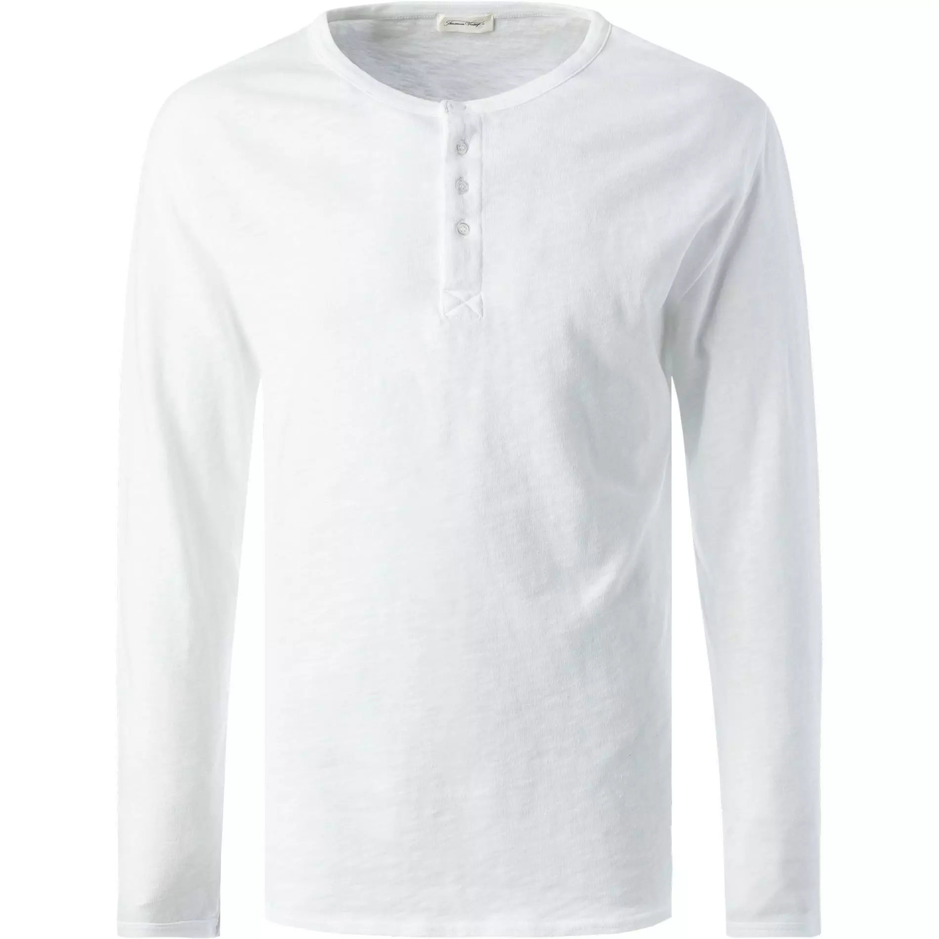 American Vintage Longsleeve MSON02CG/blanc Baumwolle, Weiß meliert 1 American Vintage Longsleeve MSON02CG/blanc Baumwolle, Weiß meliert