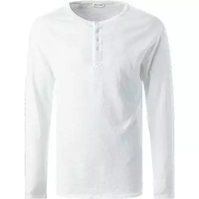 American Vintage Longsleeve MSON02CG/blanc Baumwolle, Weiß meliert 2 American Vintage Longsleeve MSON02CG/blanc Baumwolle, Weiß meliert – Bild 2