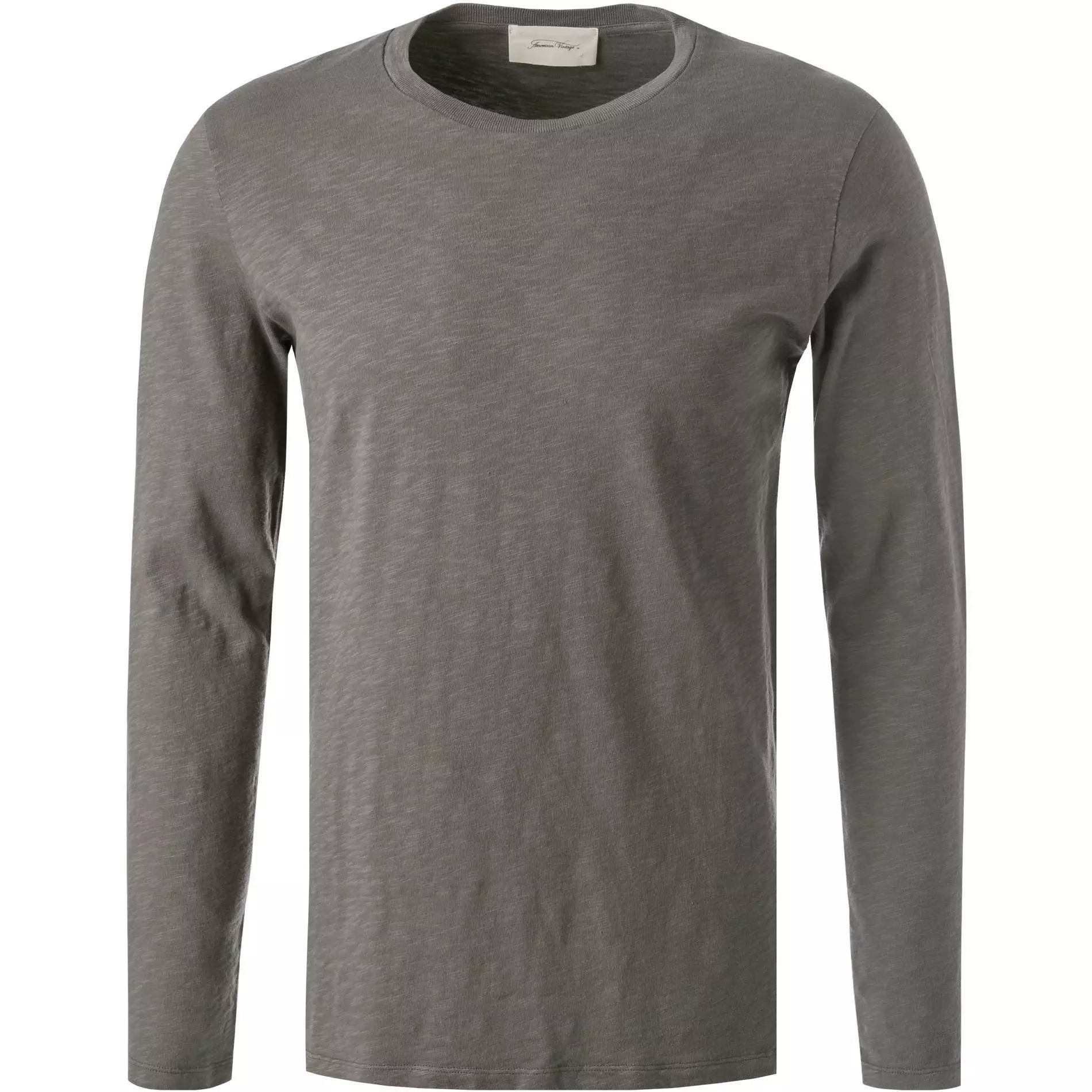 American Vintage T-Shirt MBYSA18/ardoise Longsleeve, Baumwolle, Dunkelgrau meliert 1 American Vintage T-Shirt MBYSA18/ardoise Longsleeve, Baumwolle, Dunkelgrau meliert