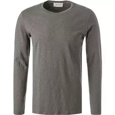 American Vintage T-Shirt MBYSA18/ardoise Longsleeve, Baumwolle, Dunkelgrau meliert 2 American Vintage T-Shirt MBYSA18/ardoise Longsleeve, Baumwolle, Dunkelgrau meliert – Bild 2