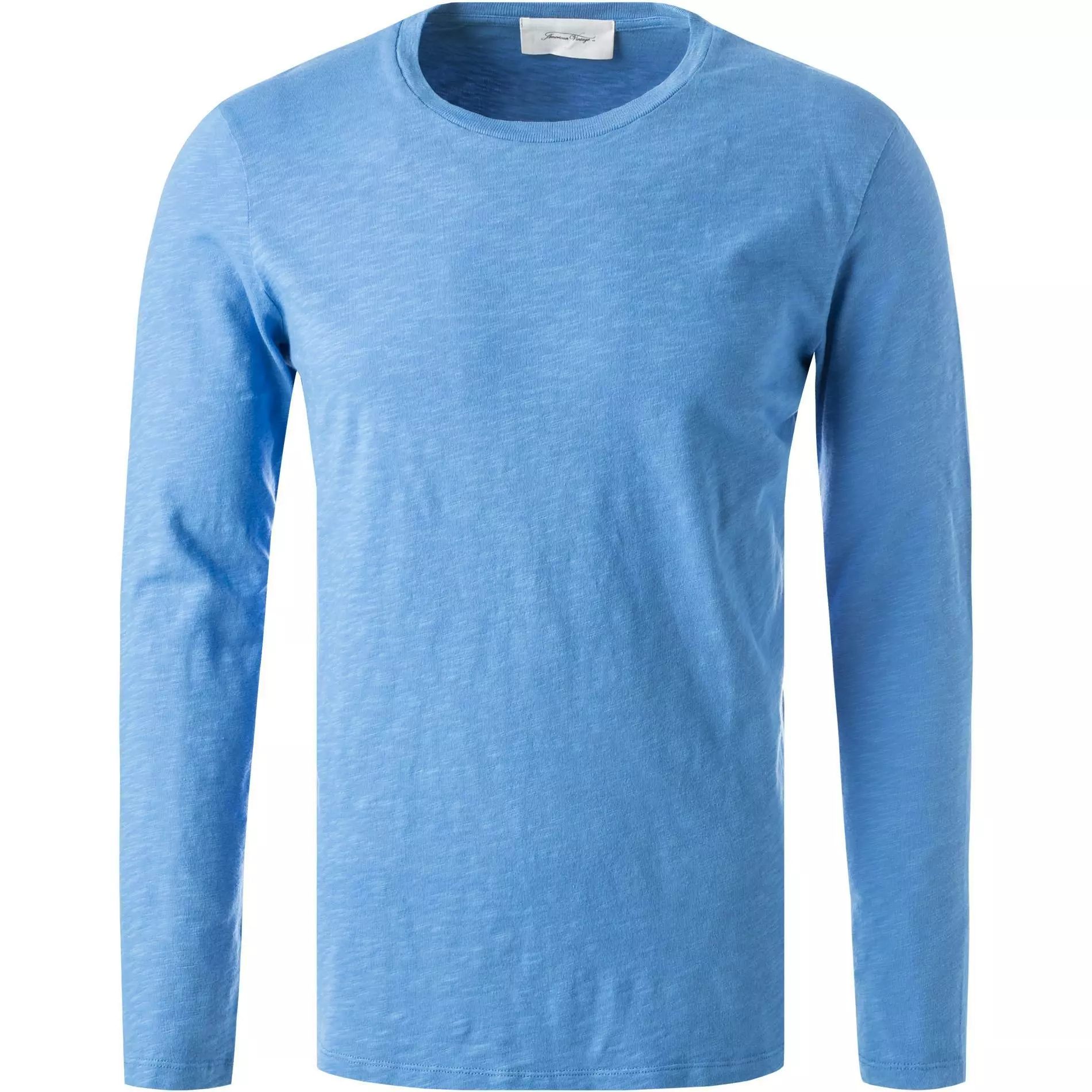 American Vintage T-Shirt MBYSA18/bleuet Longsleeve, Baumwolle, Bleu meliert 1 American Vintage T-Shirt MBYSA18/bleuet Longsleeve, Baumwolle, Bleu meliert