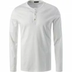 van Laack Longsleeve 180031/M-PINO-L/000 Baumwolle, Weiß
