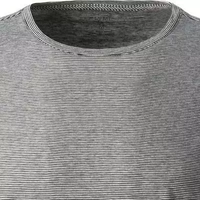 OLYMP Casual Level Five B. Fit T-Shirt 5641/14/14 Longsleeve, Body Fit, Baumwolle-Seide, Nachtblau gestreift, Nachtblau 3 OLYMP Casual Level Five B. Fit T-Shirt 5641/14/14 Longsleeve, Body Fit, Baumwolle-Seide, Nachtblau gestreift, Nachtblau – Bild 3