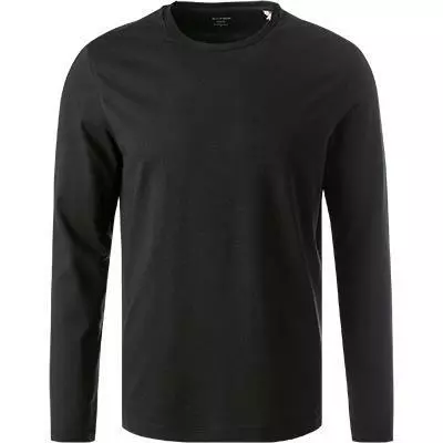 OLYMP Casual Modern Fit T-Shirt 5600/14/68 Longsleeve, Baumwolle, Schwarz 2 OLYMP Casual Modern Fit T-Shirt 5600/14/68 Longsleeve, Baumwolle, Schwarz – Bild 2