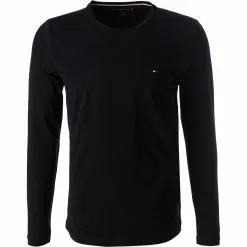 Tommy Hilfiger Longsleeve MW0MW10804/DW5 Slim Fit, Bio Baumwolle, Nachtblau
