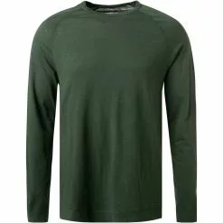 JUVIA Longsleeve 91517018/16/469 Baumwolle, Dunkelgrün