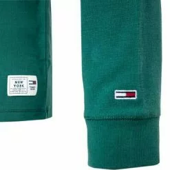 TOMMY JEANS Longsleeve DM0DM12247/L6N Bio Baumwolle, Tannengrün -Wäsche Verkaufsshop 384364 norm3